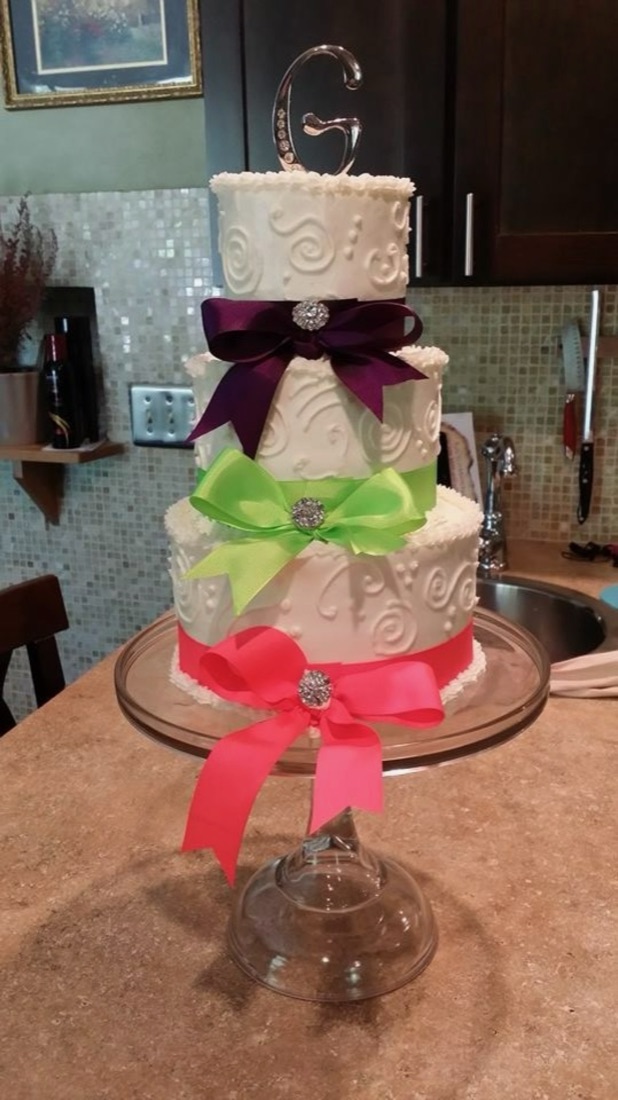 Custom celebration cake